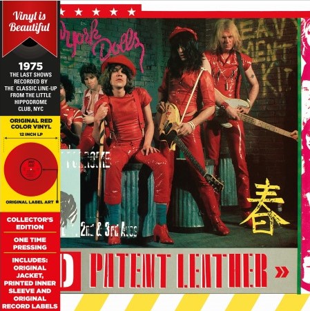 New York Dolls - Vinyl LP - Red Patent Leather (Red Vinyl - IMPORT)